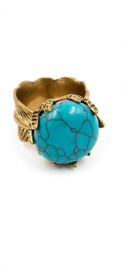 TURQUESA, Dorado Anillo