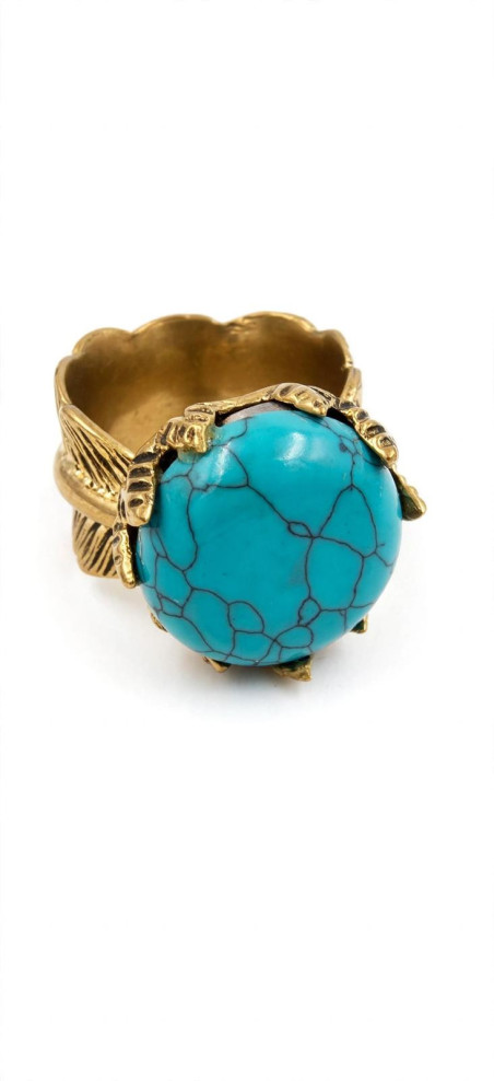 TURQUESA, Dorado Anillo