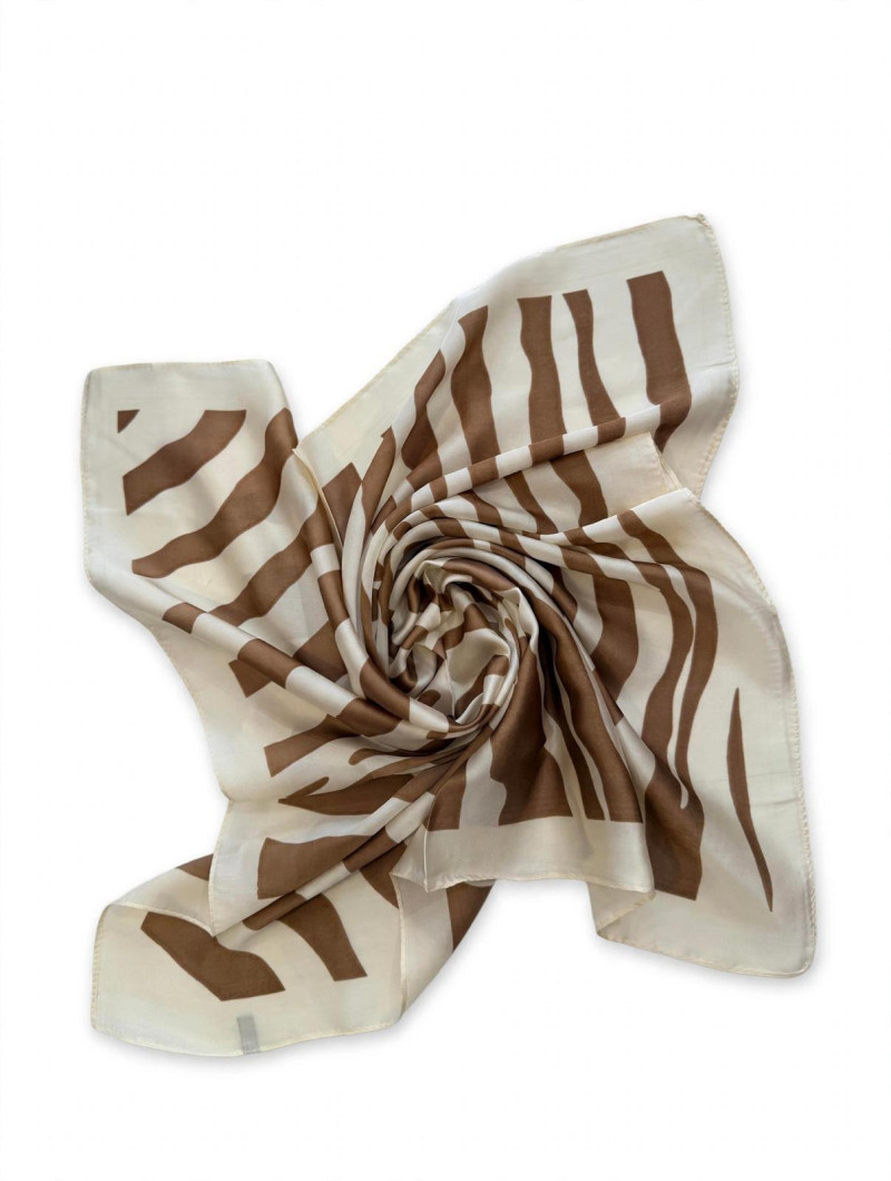 PAÑUELO BEIGE/CAMEL