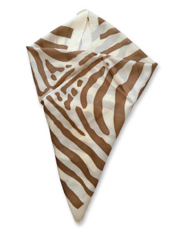 PAÑUELO BEIGE/CAMEL