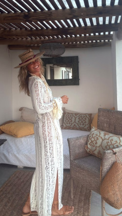ROMANTIC, Blanco Vestido Encaje