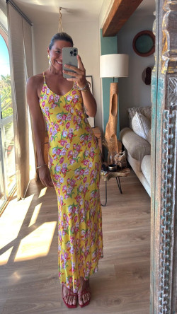 MELODI amarillo, vestido