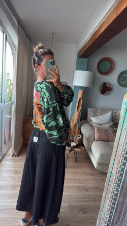 CORONEL verde sudadera camuflaje
