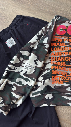Coronel beige  sudadera camuflaje