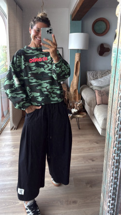 METEORO pantalón, negro
