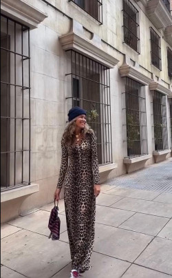 PREVENTA MONIC leopardo, Vestido