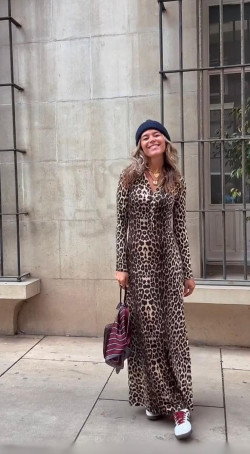PREVENTA MONIC leopardo, Vestido