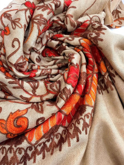 NENUFAR, Beige Fular