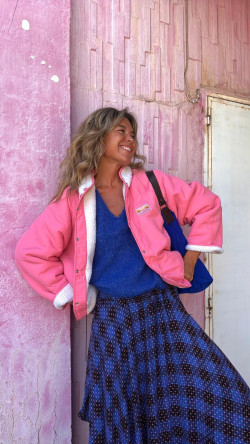 DONI, Rosa chaqueta reversible