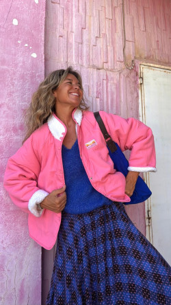 DONI, Rosa chaqueta reversible