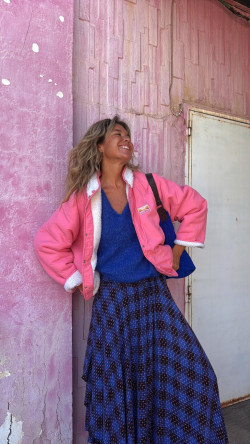 DONI, Rosa chaqueta reversible