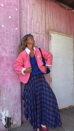 DONI, Rosa chaqueta reversible