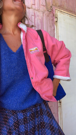 DONI, Rosa chaqueta reversible