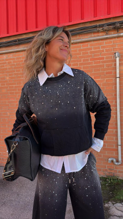 NURIS, Negro Piel Bolso