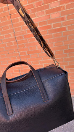 NURIS, Negro Piel Bolso