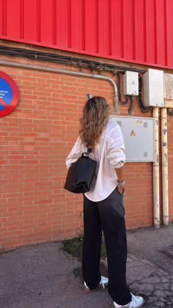 MECA blusa con mangas de punto