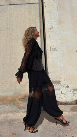 TALLIN, pantalón negro