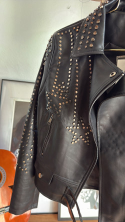 CHILCHES, Negro Chaqueta Biker