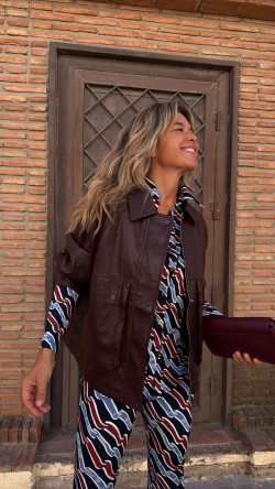 AMSTERDAN chaqueta burdeos