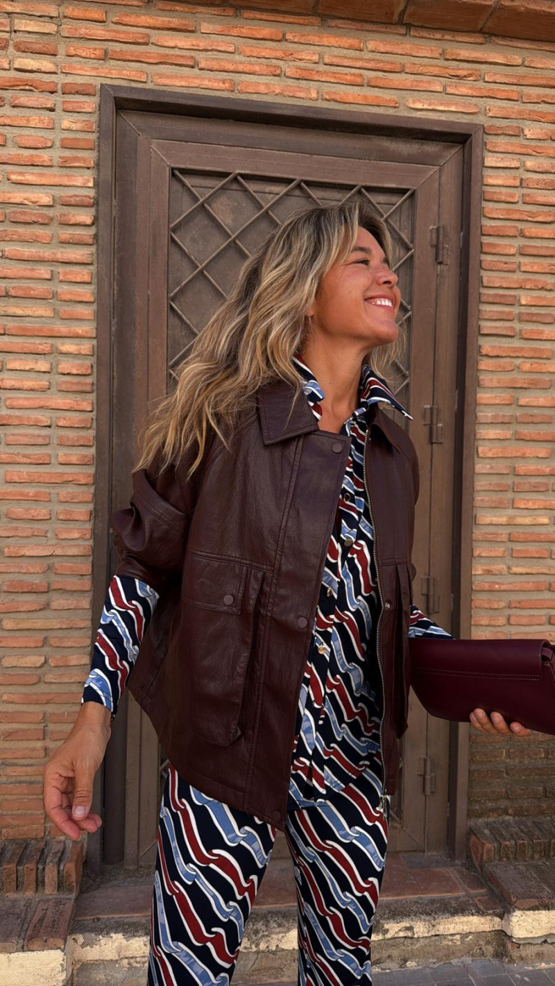 AMSTERDAN chaqueta burdeos