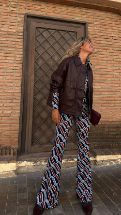 AMSTERDAN chaqueta burdeos