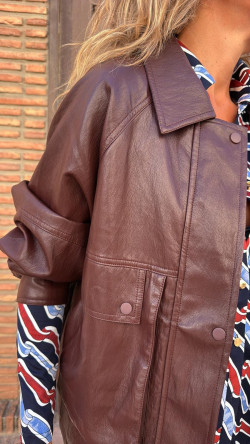 AMSTERDAN chaqueta burdeos