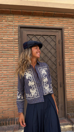 ZAC, Azul Cuadros Camisa