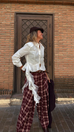 REILA blusa, blanca
