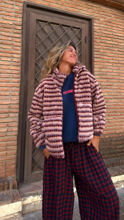 DONIA, Púrpura Chaqueta Bomber