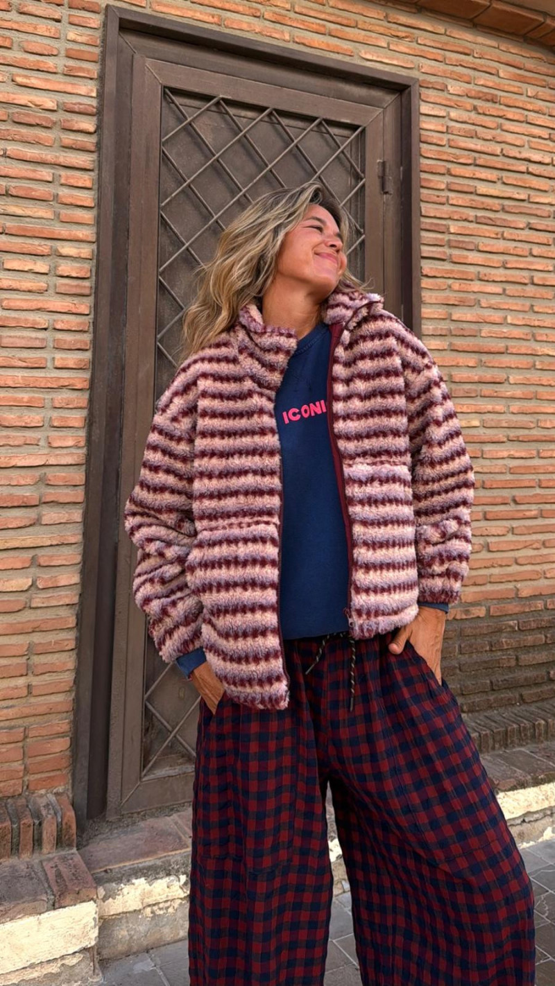 DONIA, Púrpura Chaqueta Bomber