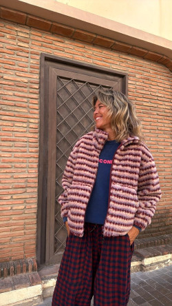 DONIA, Púrpura Chaqueta Bomber