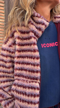 DONIA, Púrpura Chaqueta Bomber
