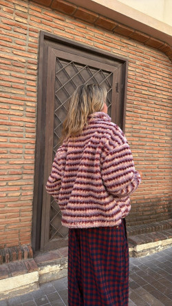DONIA, Púrpura Chaqueta Bomber