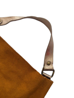 FANY camel asa dorada, bolso piel