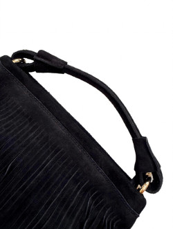 RANTI negro, bandolera piel