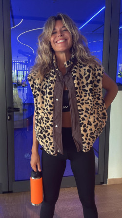 BRASO Reversible Chaleco leopardo