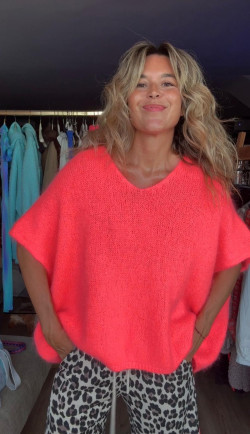 NESTO  jersey, naranja fluor