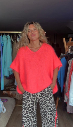 NESTO  jersey, naranja fluor