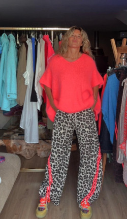 NESTO  jersey, naranja fluor
