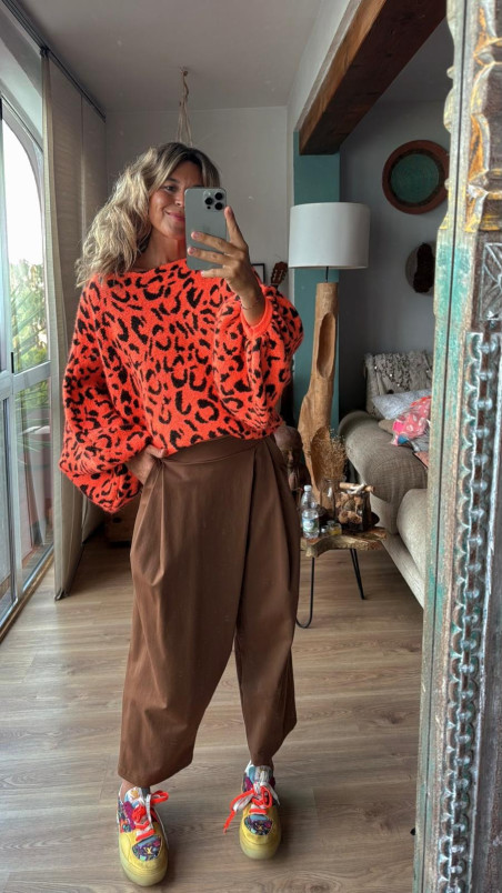 ABBA pantalón, camel
