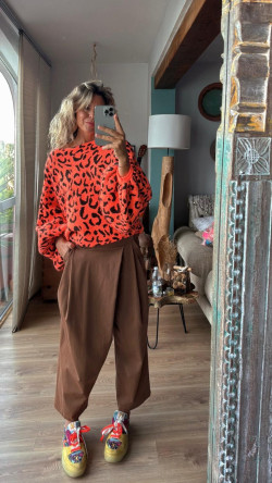 ABBA pantalón, camel