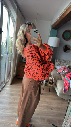 ABBA pantalón, camel