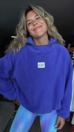 ALPES sudadera borreguito malva
