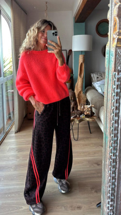 SOFIAN pantalón leopardo
