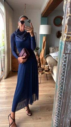 ODRI , vestido marino