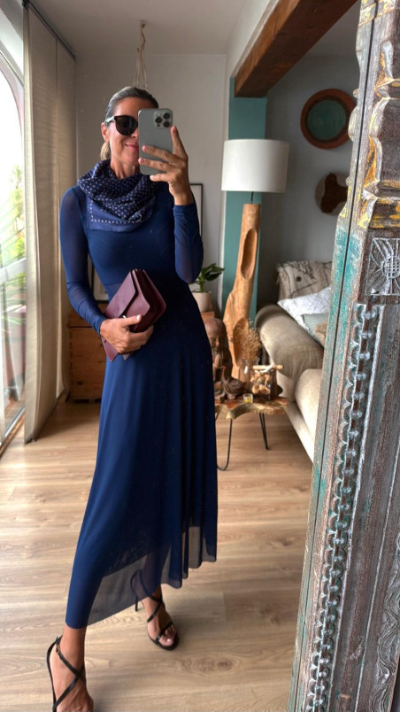 ODRI , vestido marino