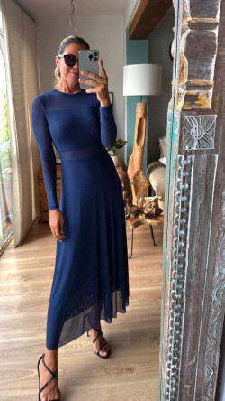 ODRI , vestido marino