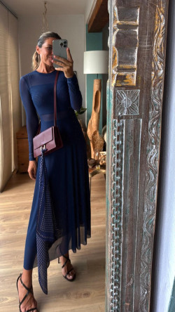ODRI , vestido marino
