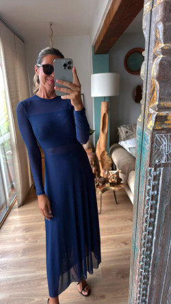 ODRI , vestido marino