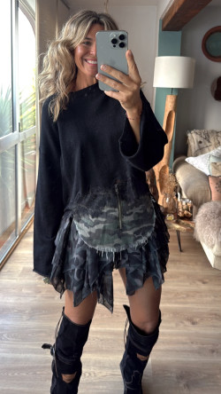 BURGO jersey, negro